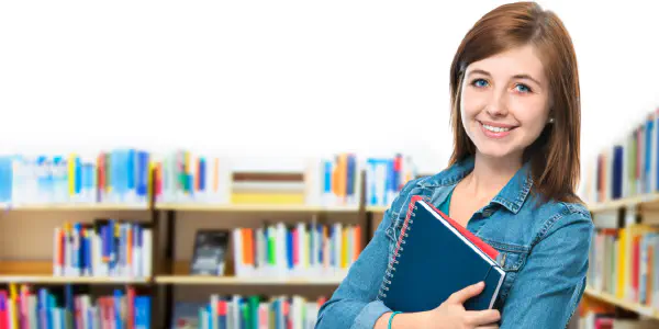 A Student in The Library